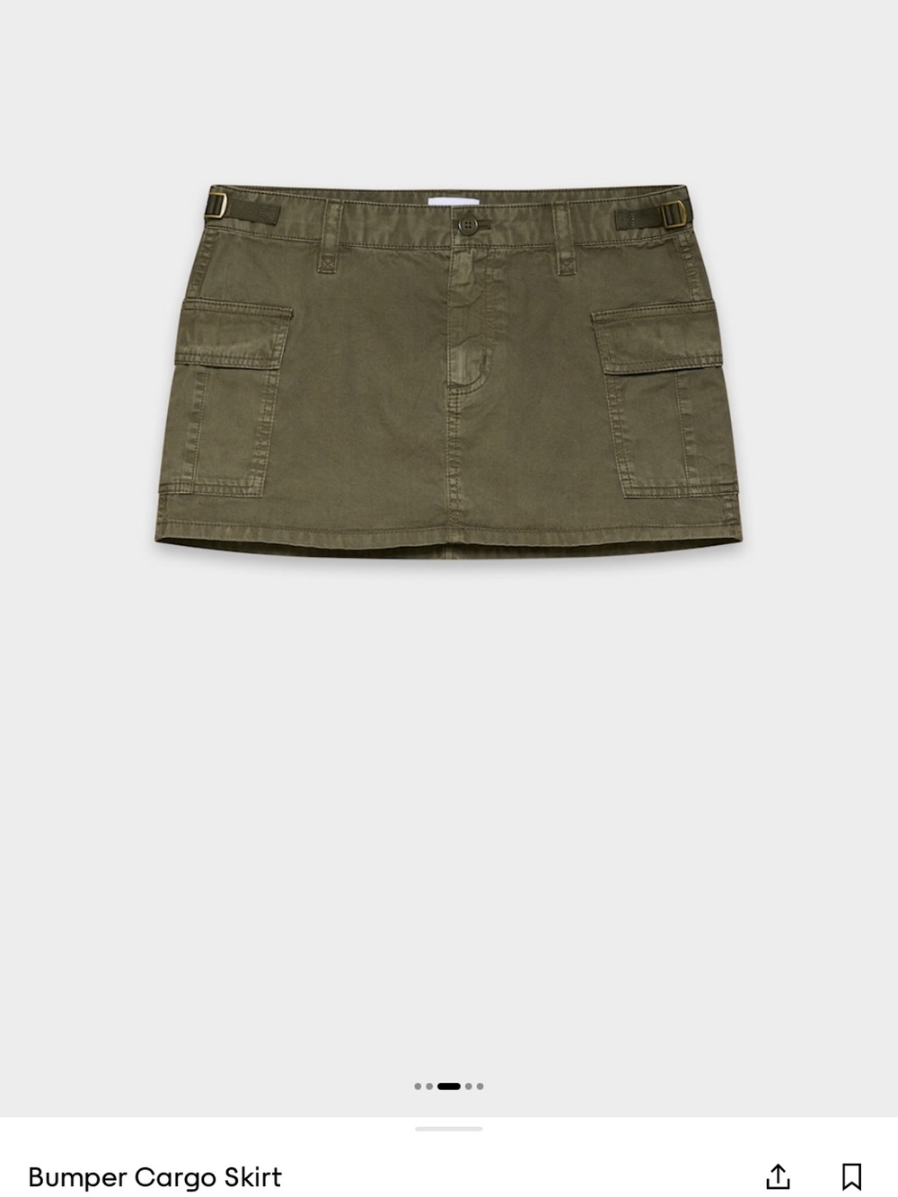 Aritzia TNA Bumper Cargo Skirt